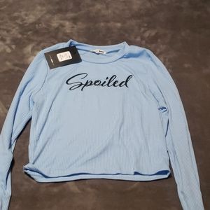 New long sleeve crop top